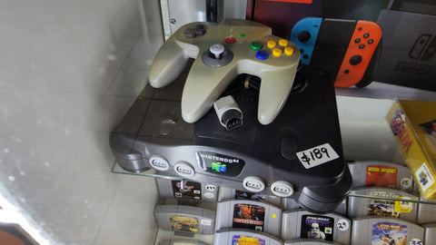 N64 Nintendo 64 Console - with original Controller  Black